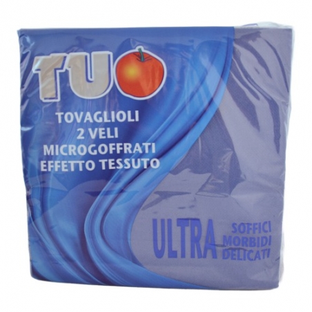 Essebidue Tovaglioli Microgoffrati 38 x 38 cm