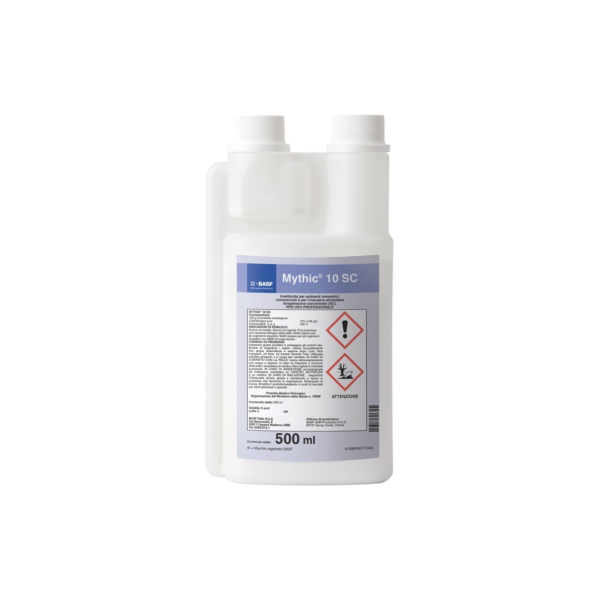 Basf Mythic 10 SC Insetticida 500 mL