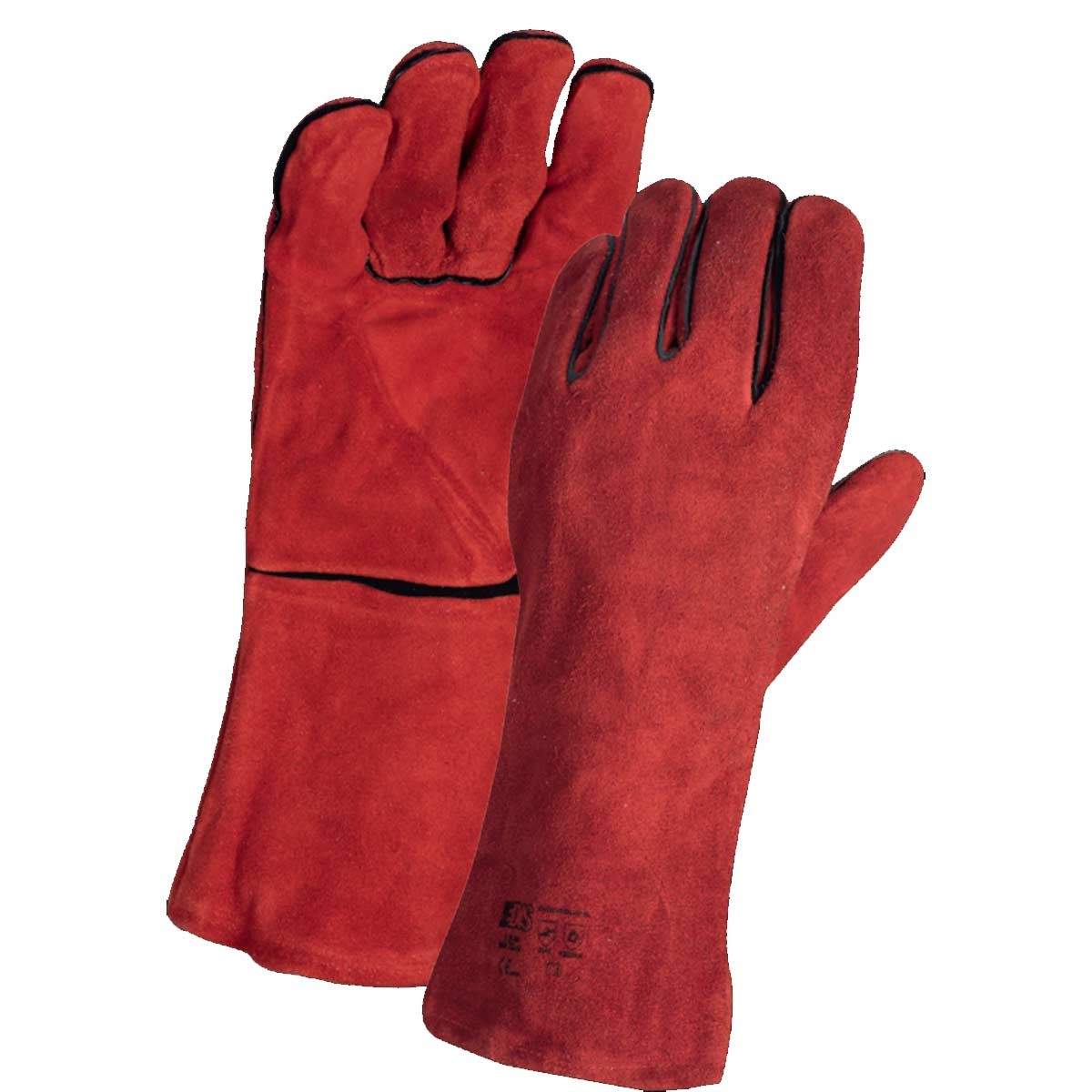 EDIS E21.08 Guanti anticalore pelle crosta