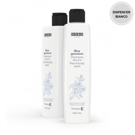 Kit Saponi Hobo Luxury Hotel con dispenser - Kit Saponi + staffa Bianca