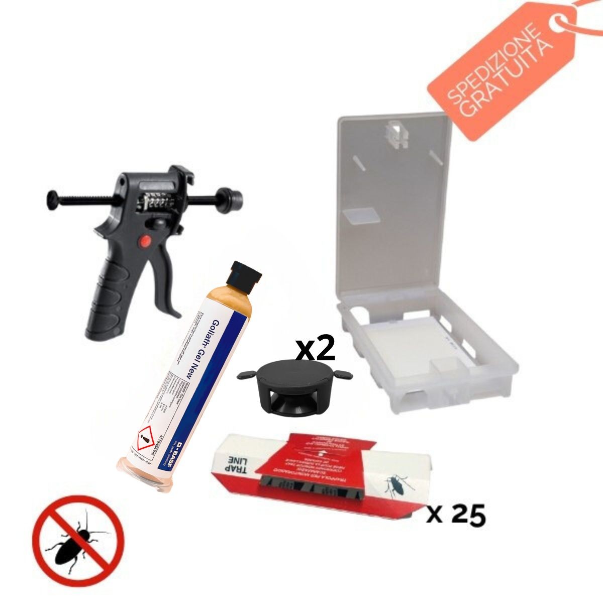 Kit Mai Più Blatte GEL